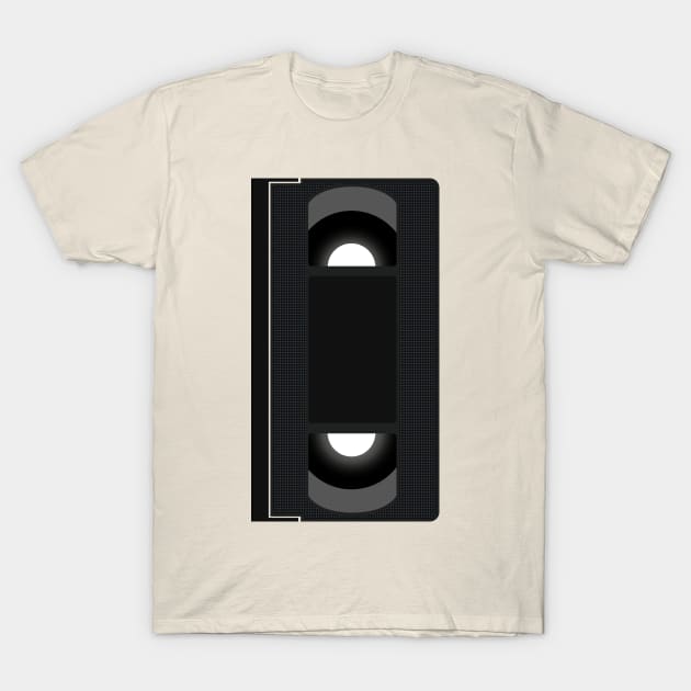 Blank VHS Tape T-Shirt by AtelierNab